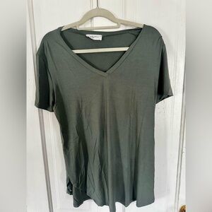 CJLA Basic V Neck Sage